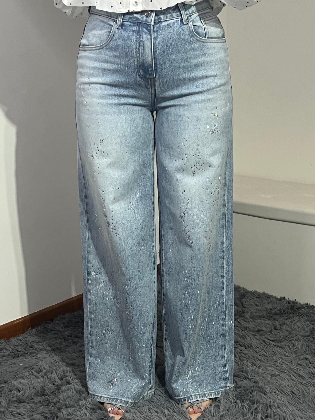 Jeans Elsa con strass