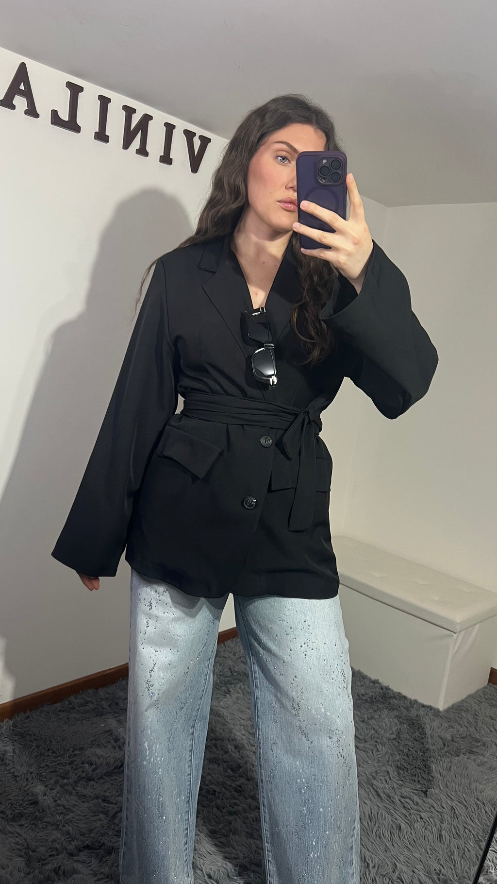 Blazer over con fusciacca