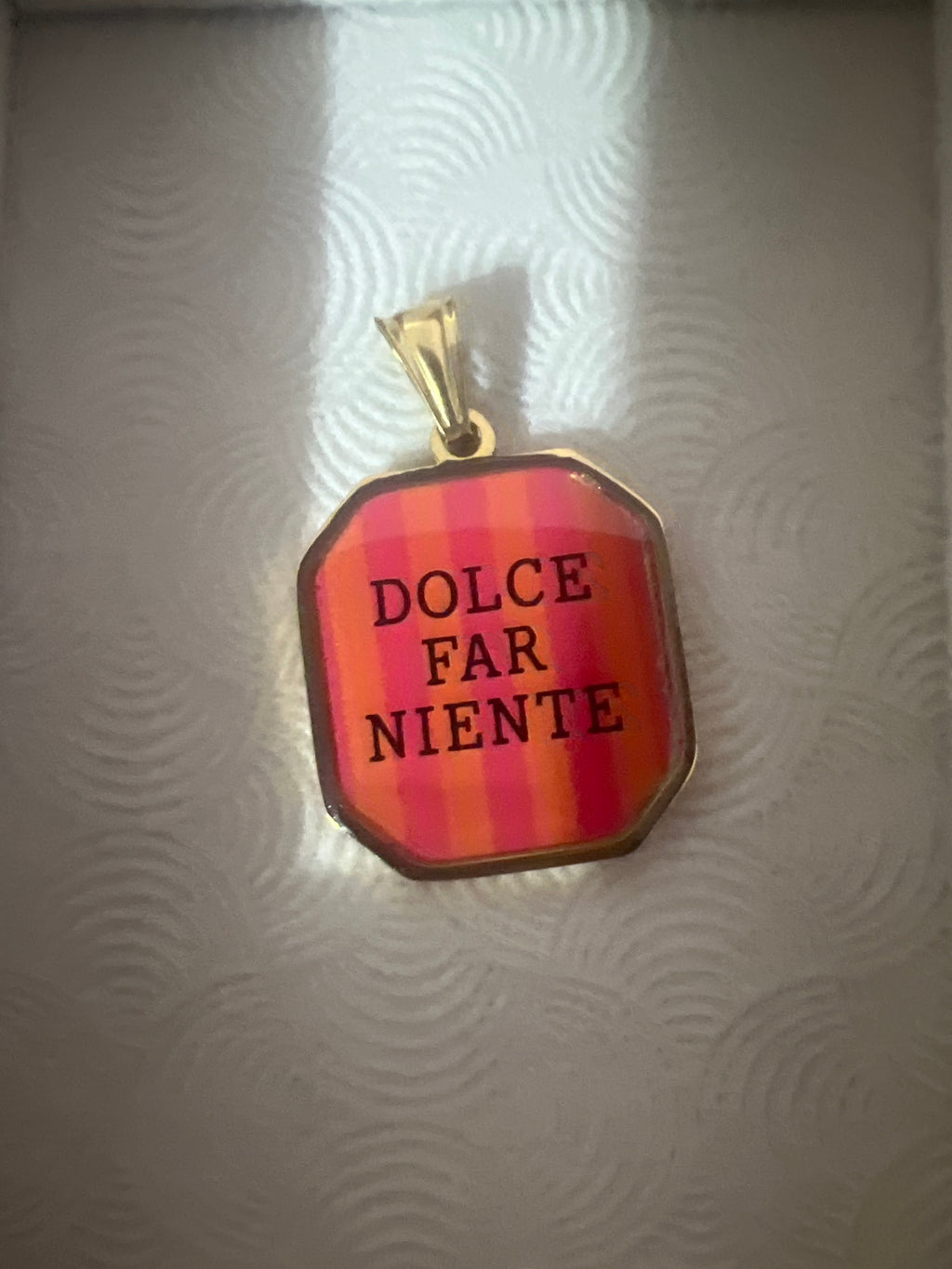 Charms con scritte per collane