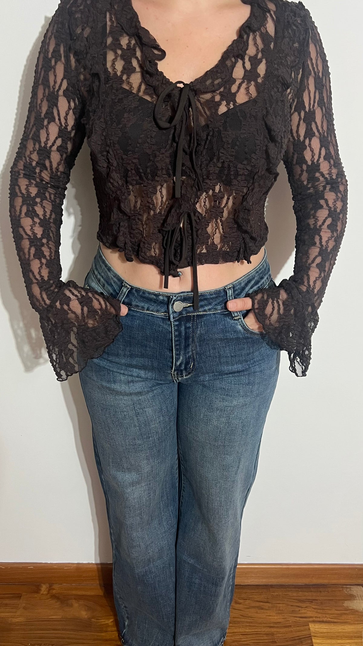 Maglia Mirabelle in pizzo