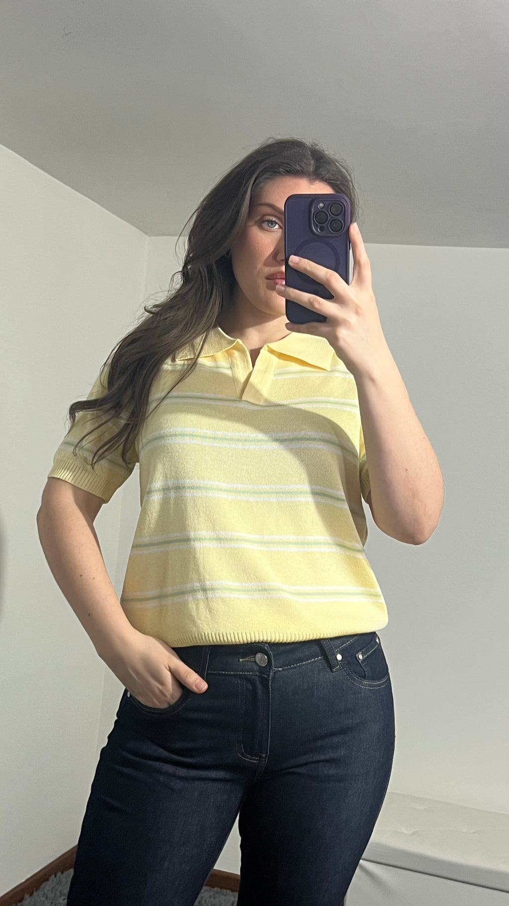 Polo Katrine in maglia a righe