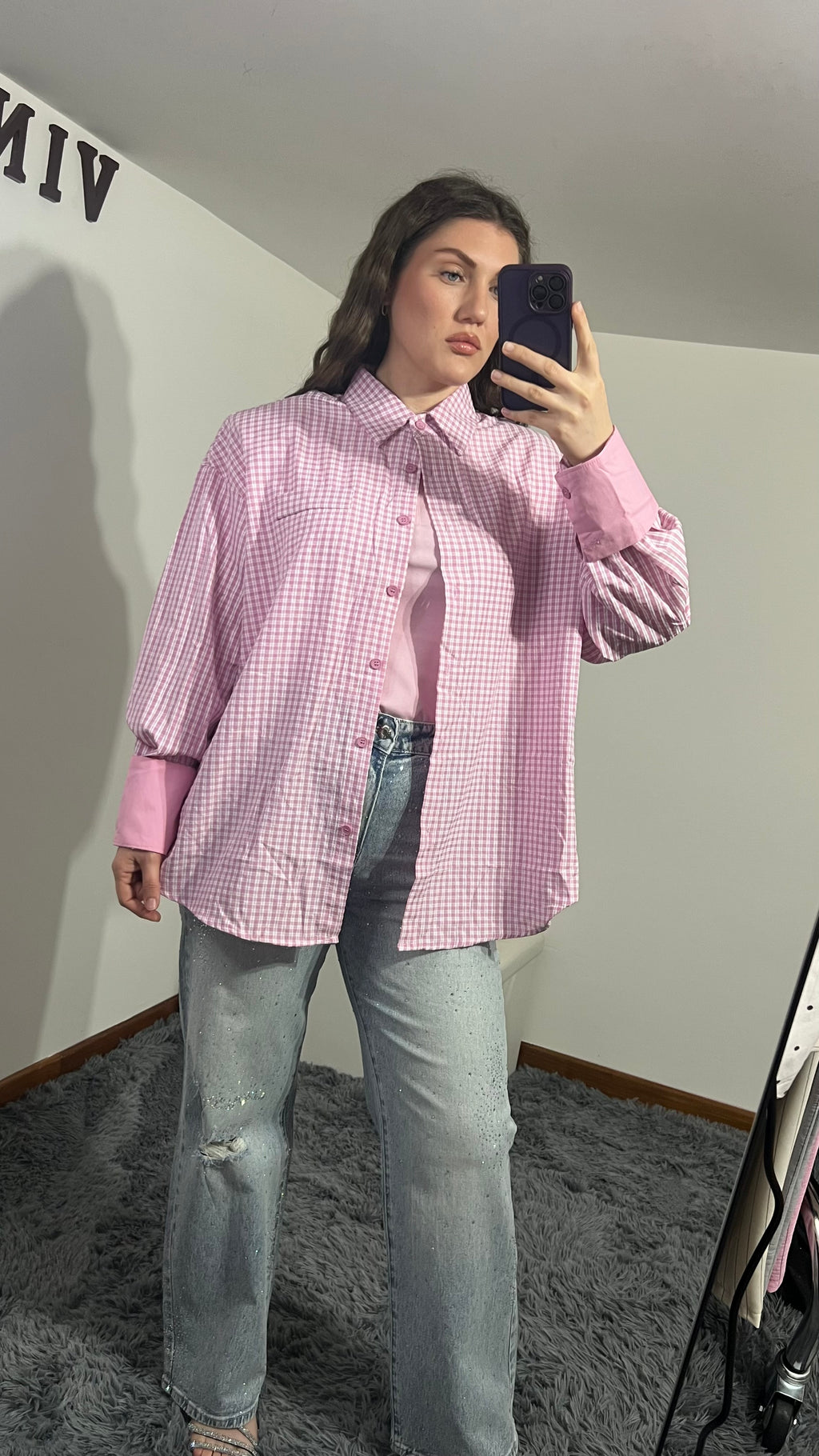 Camicia a Quadri con Spallina vari colori