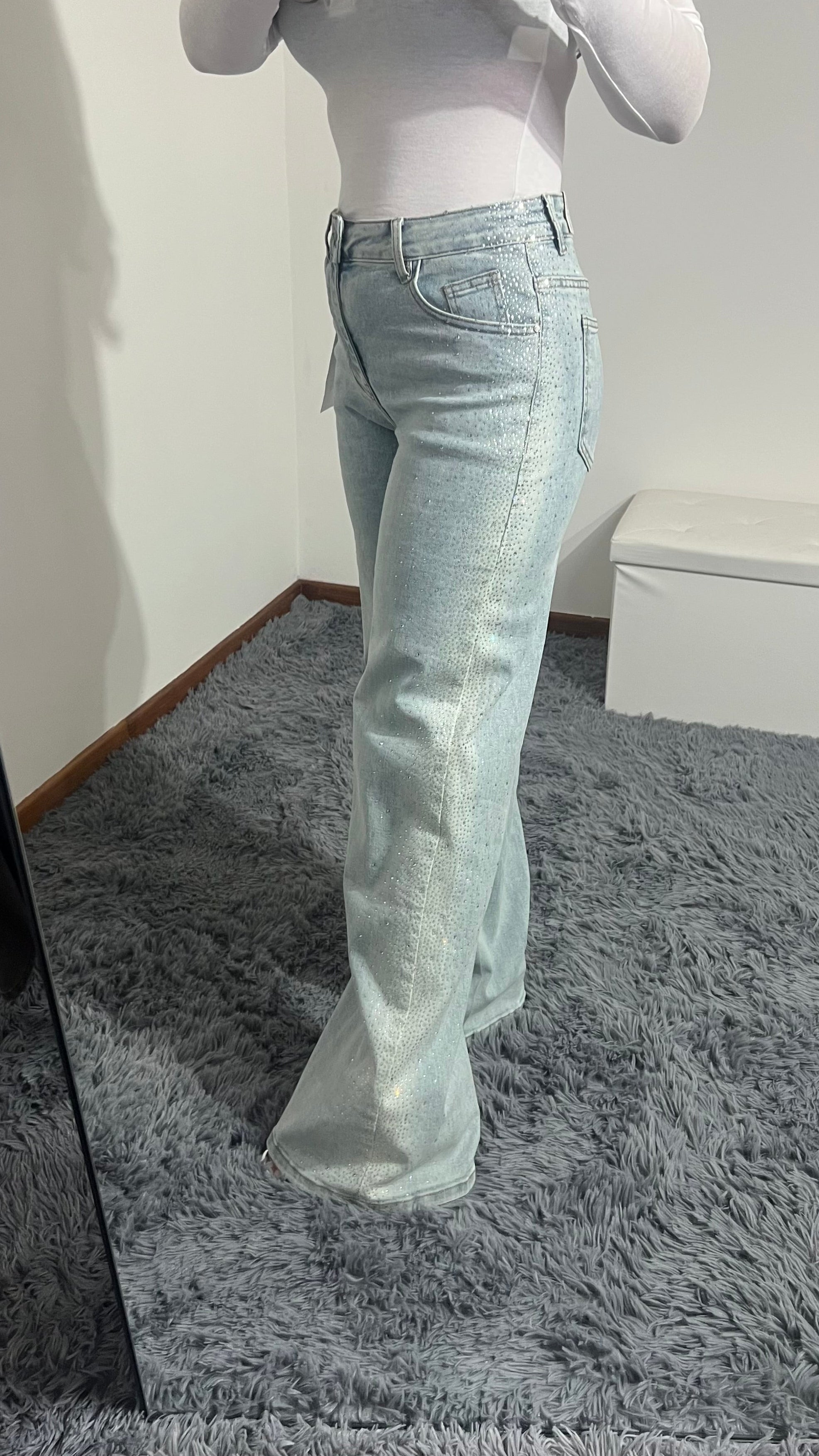 Jeans Shine wide leg