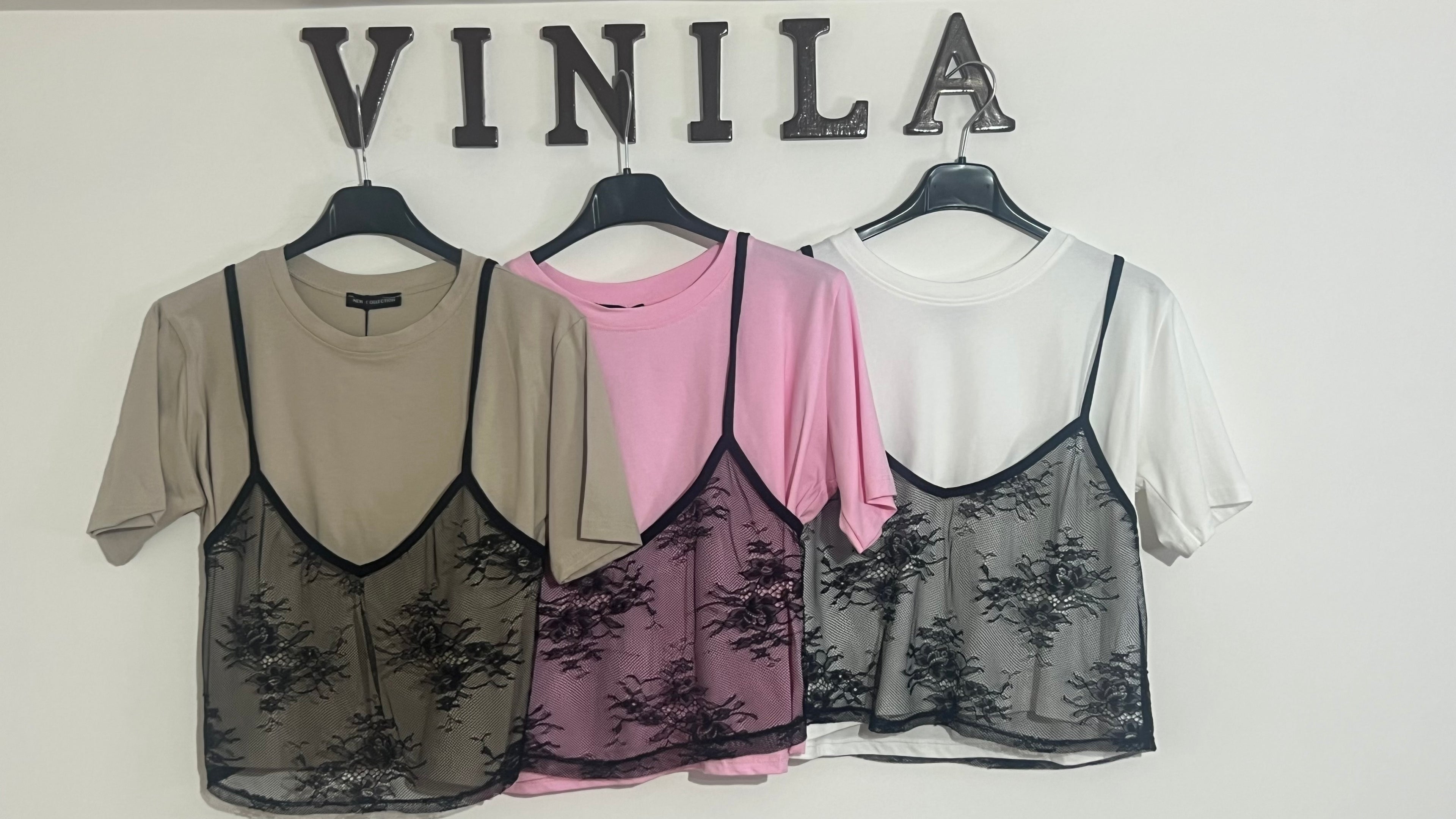 T-SHIRT TOP PIZZO