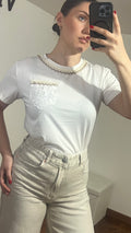 T-SHIRT TASCA RICAMATA