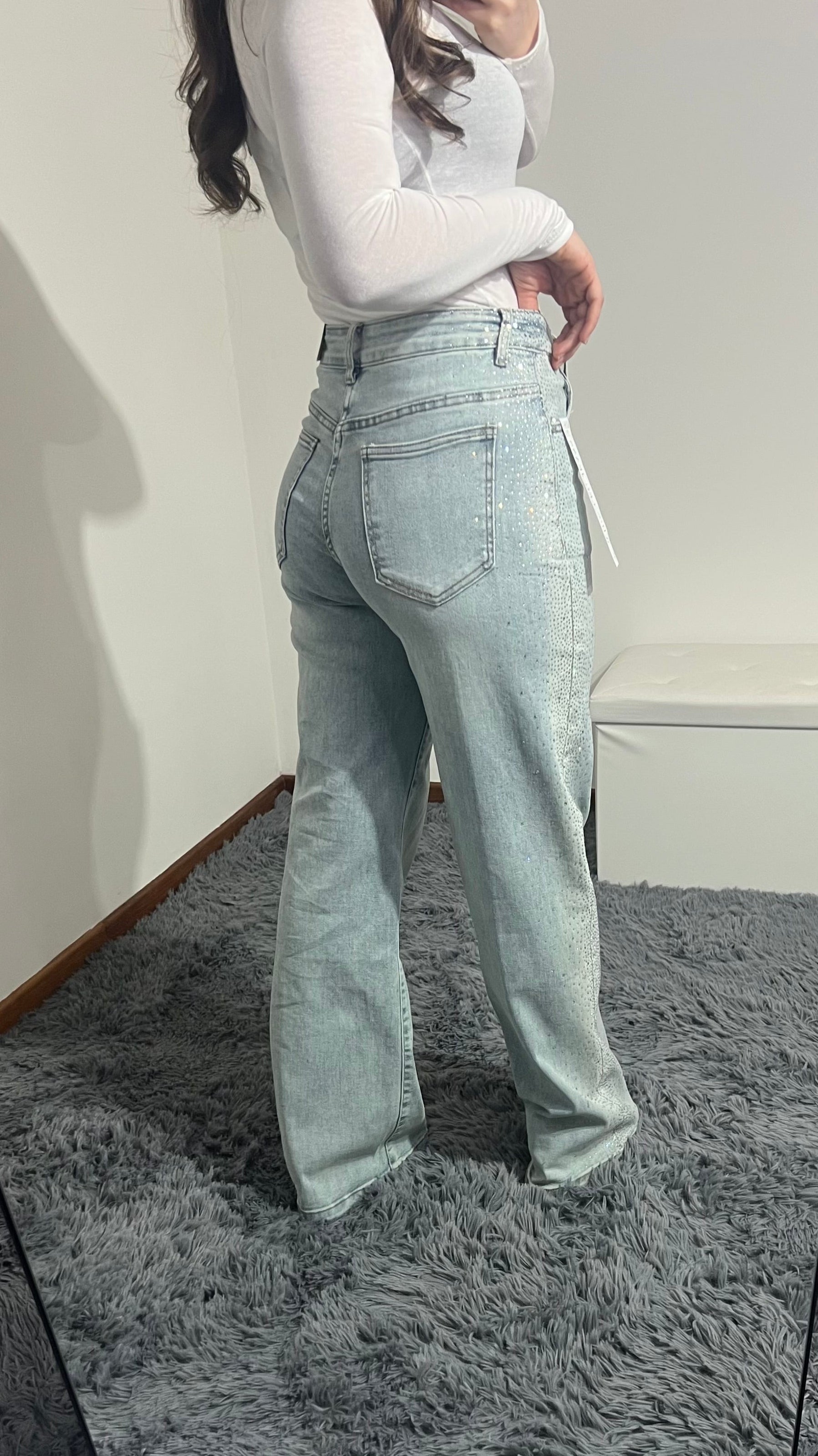 Jeans Shine wide leg