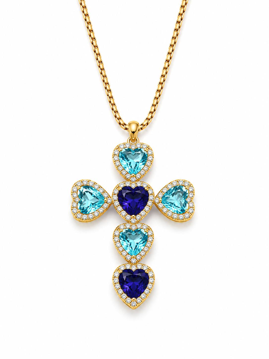 Collana Heart Cross