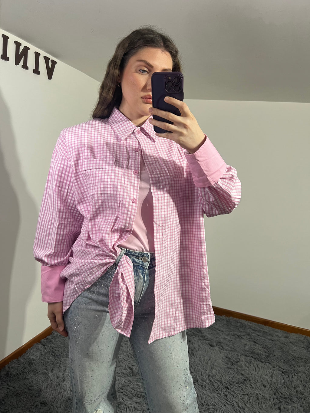 Camicia a Quadri con Spallina vari colori