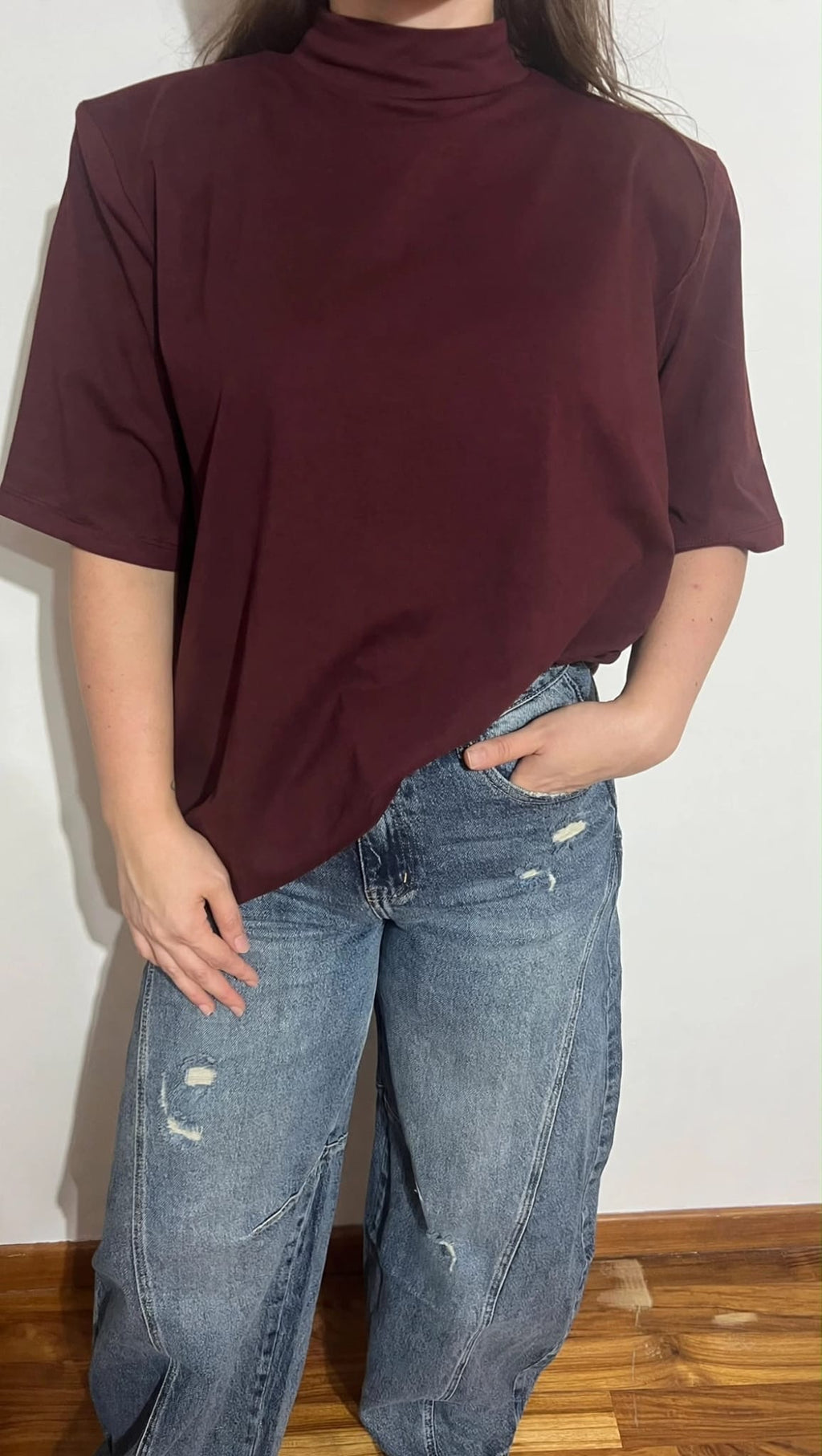 Maglia Over Just West 100% cotone