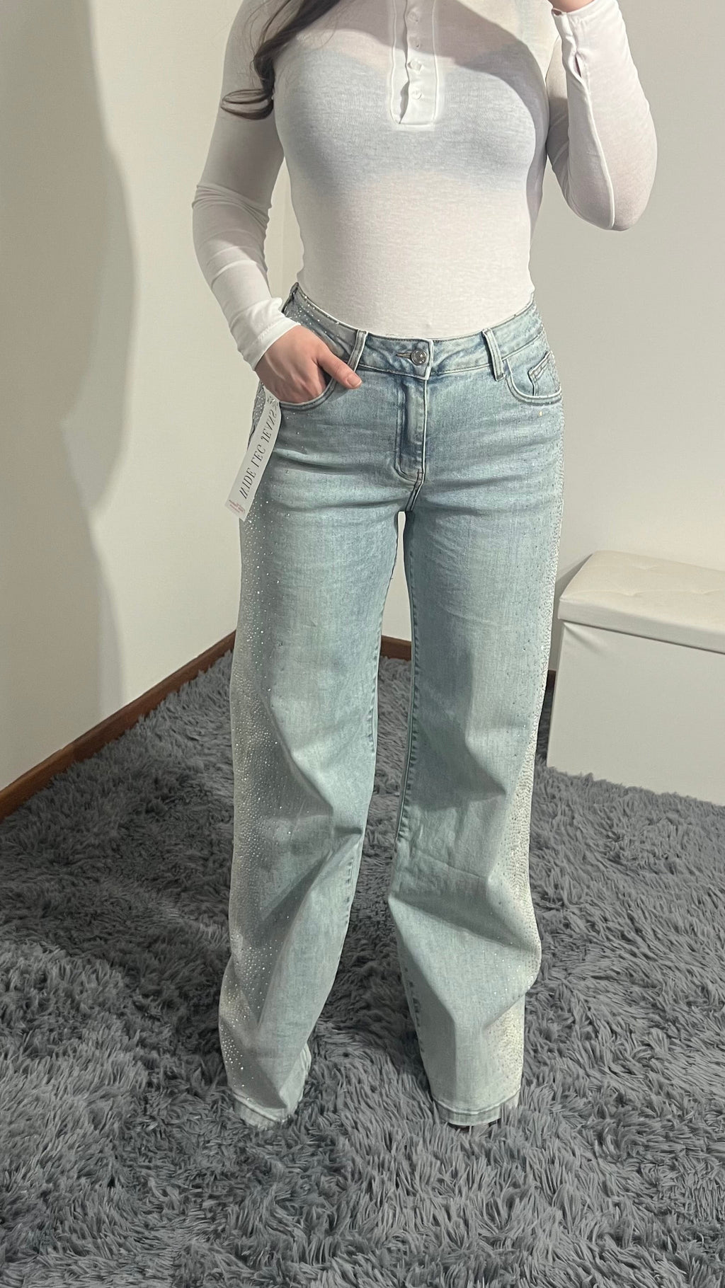 Jeans Shine wide leg