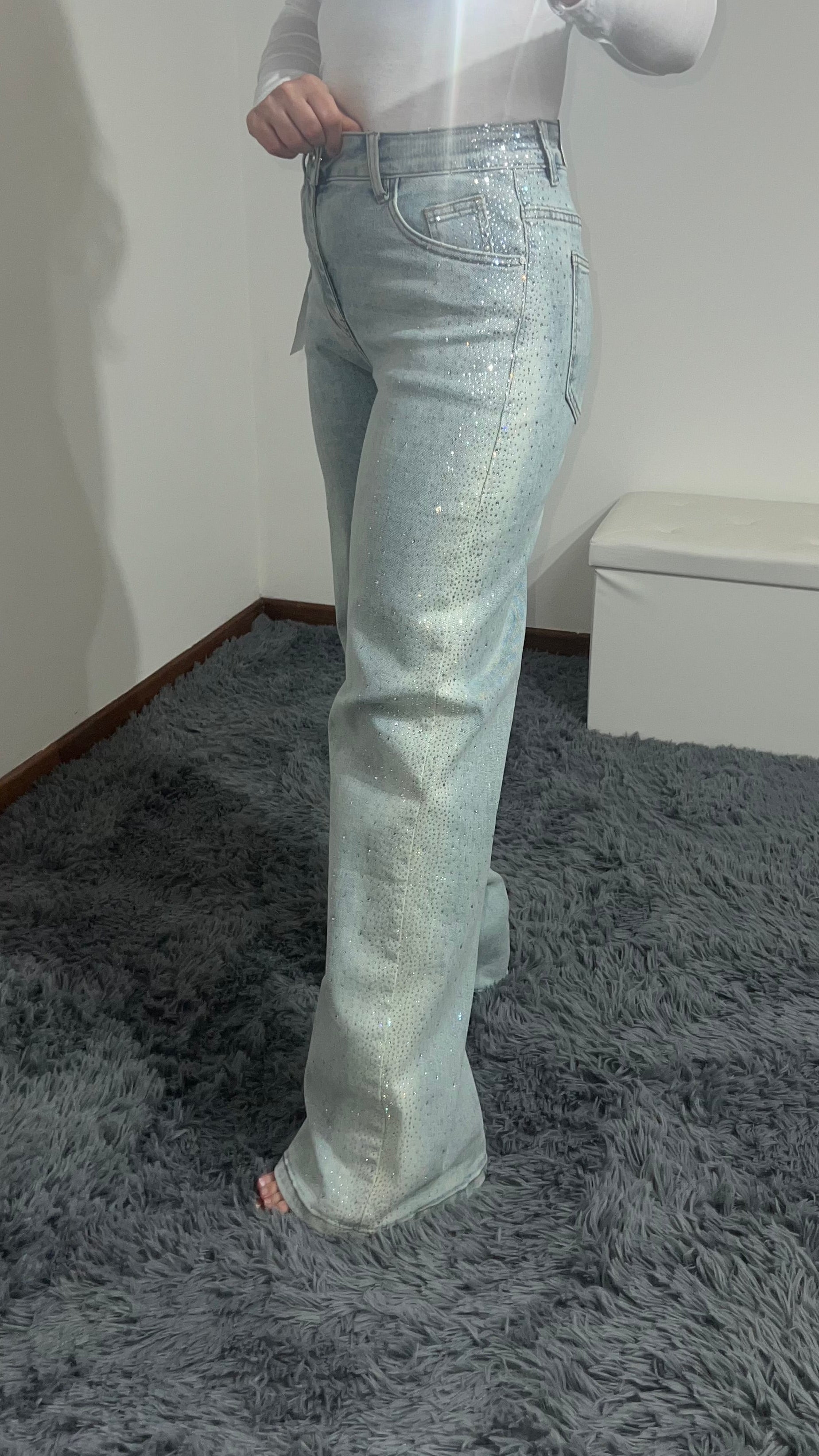 Jeans Shine wide leg