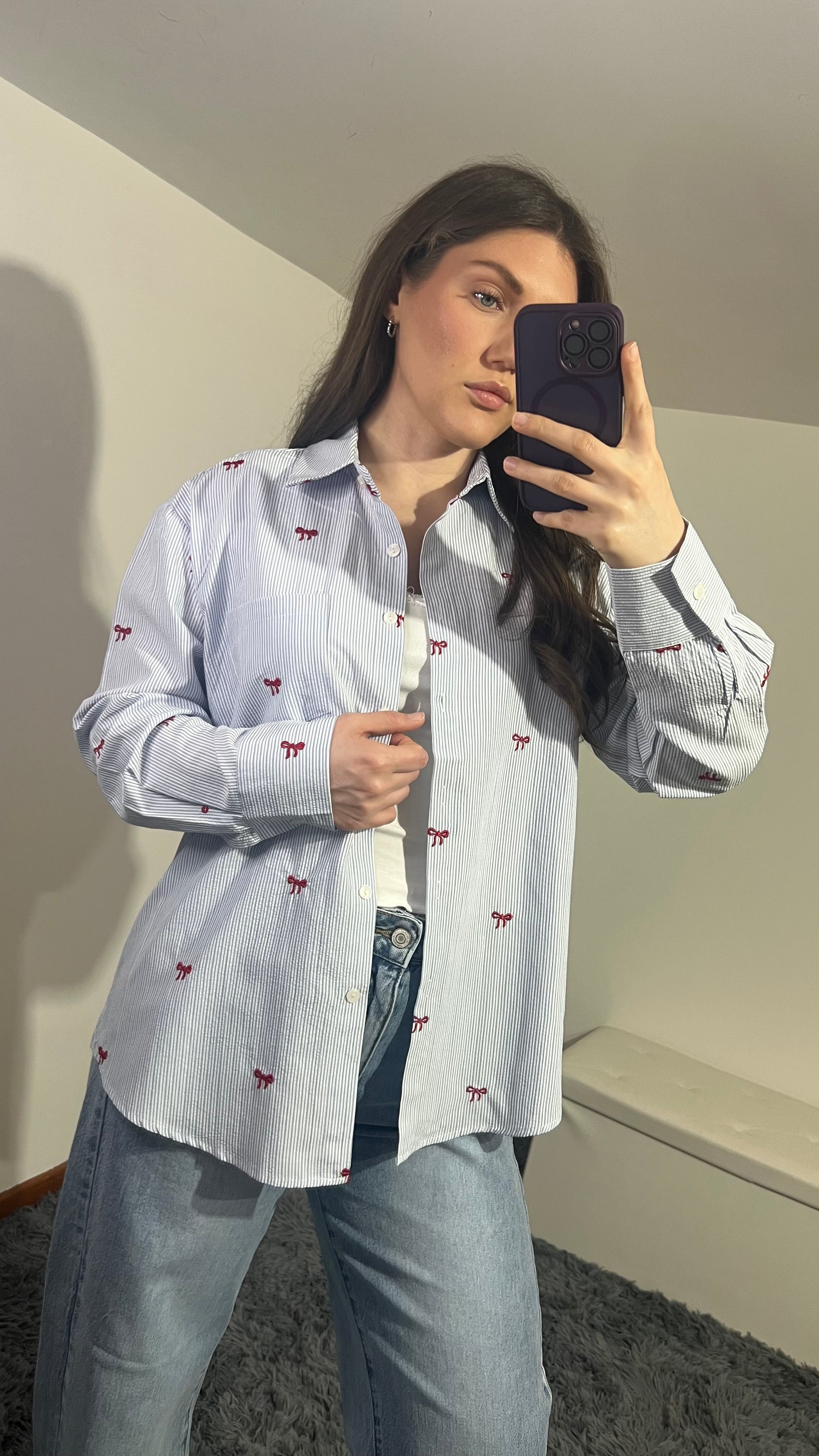 Camicia fiocchetti rossi
