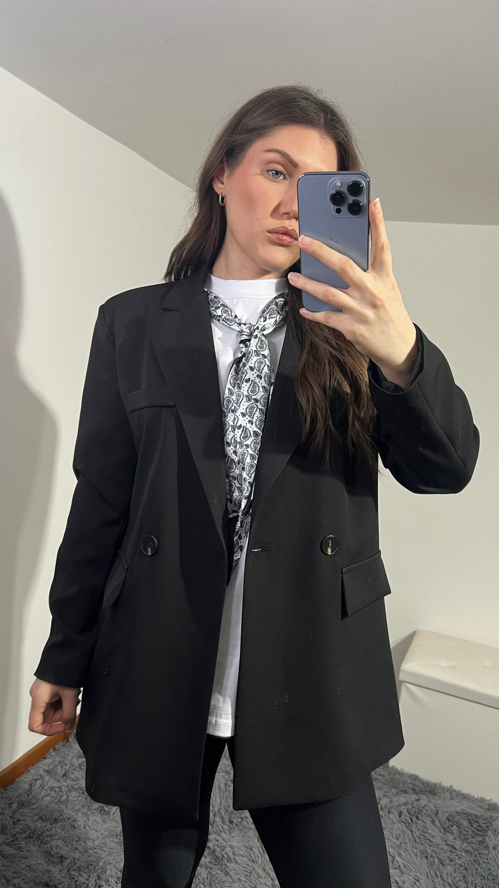 T-shirt Just con foulard