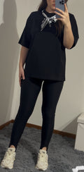 Leggins con elastico tallone