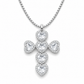 Collana Heart Cross
