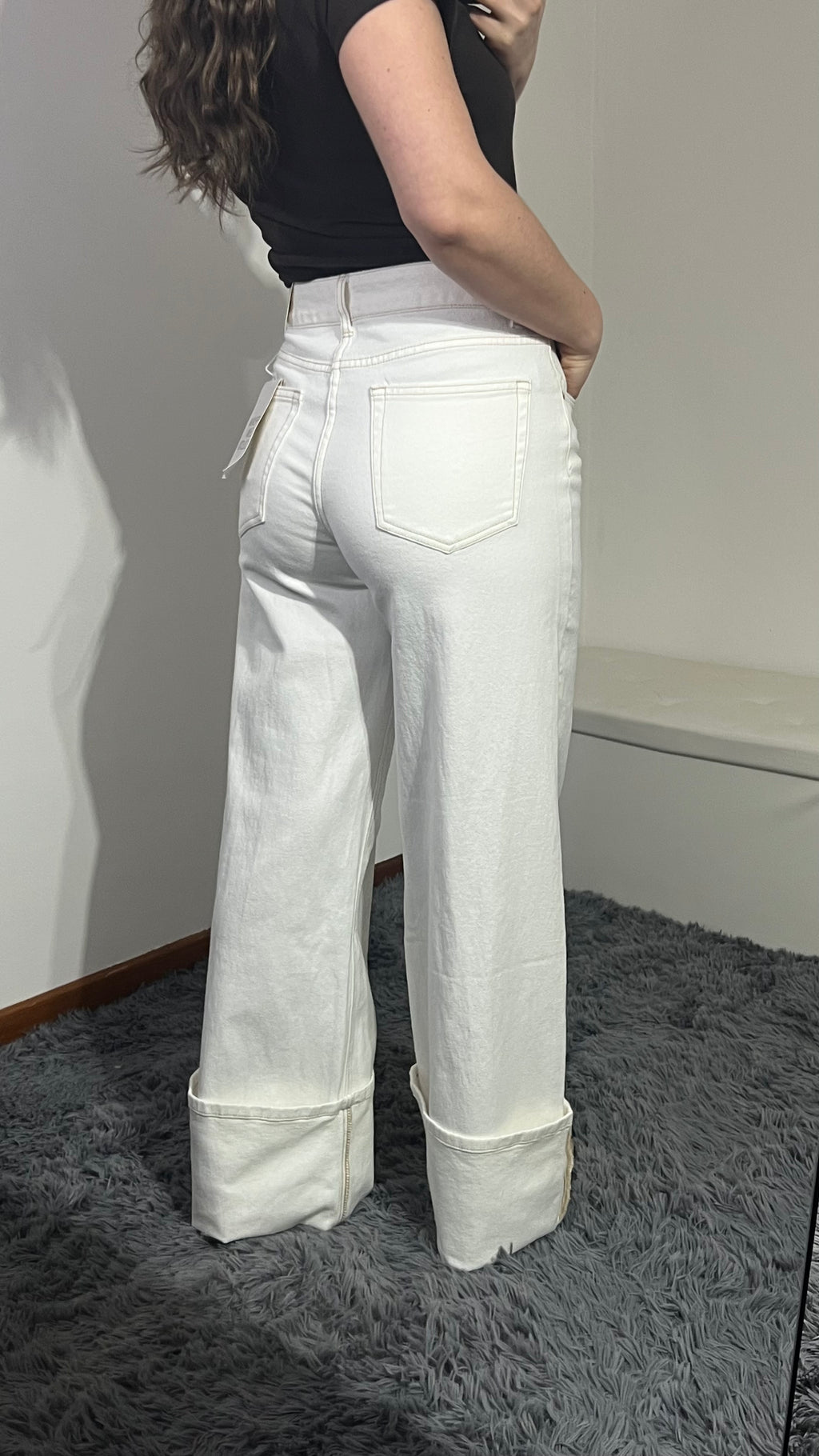 Jeans Clarissa con pieghe