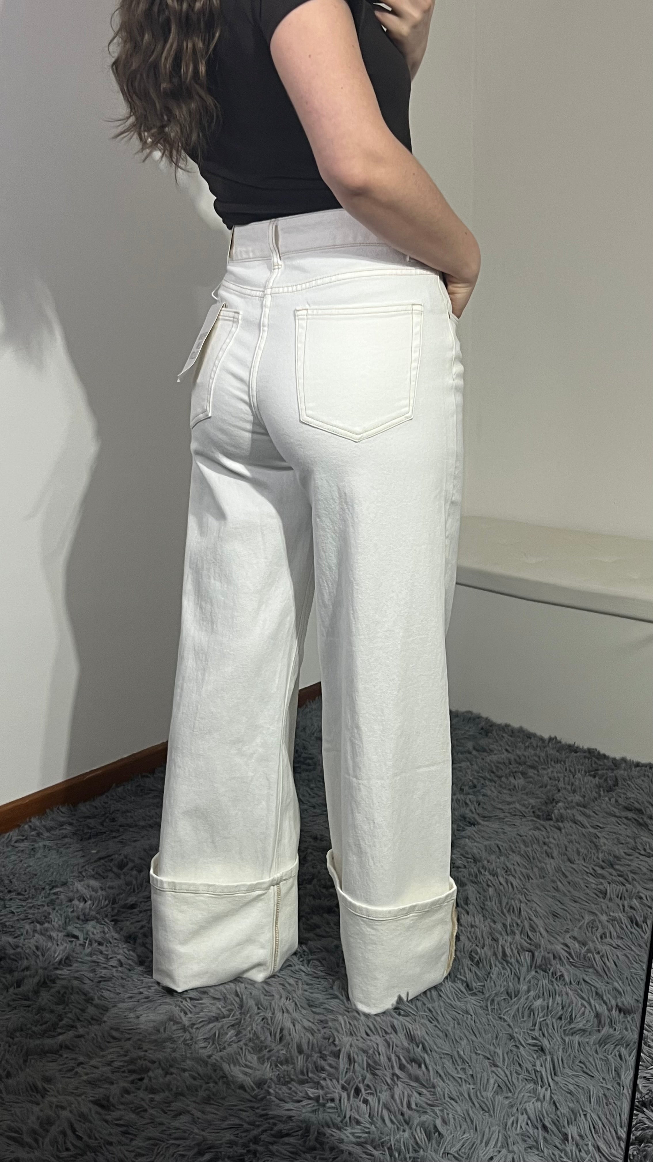 Jeans Clarissa con pieghe