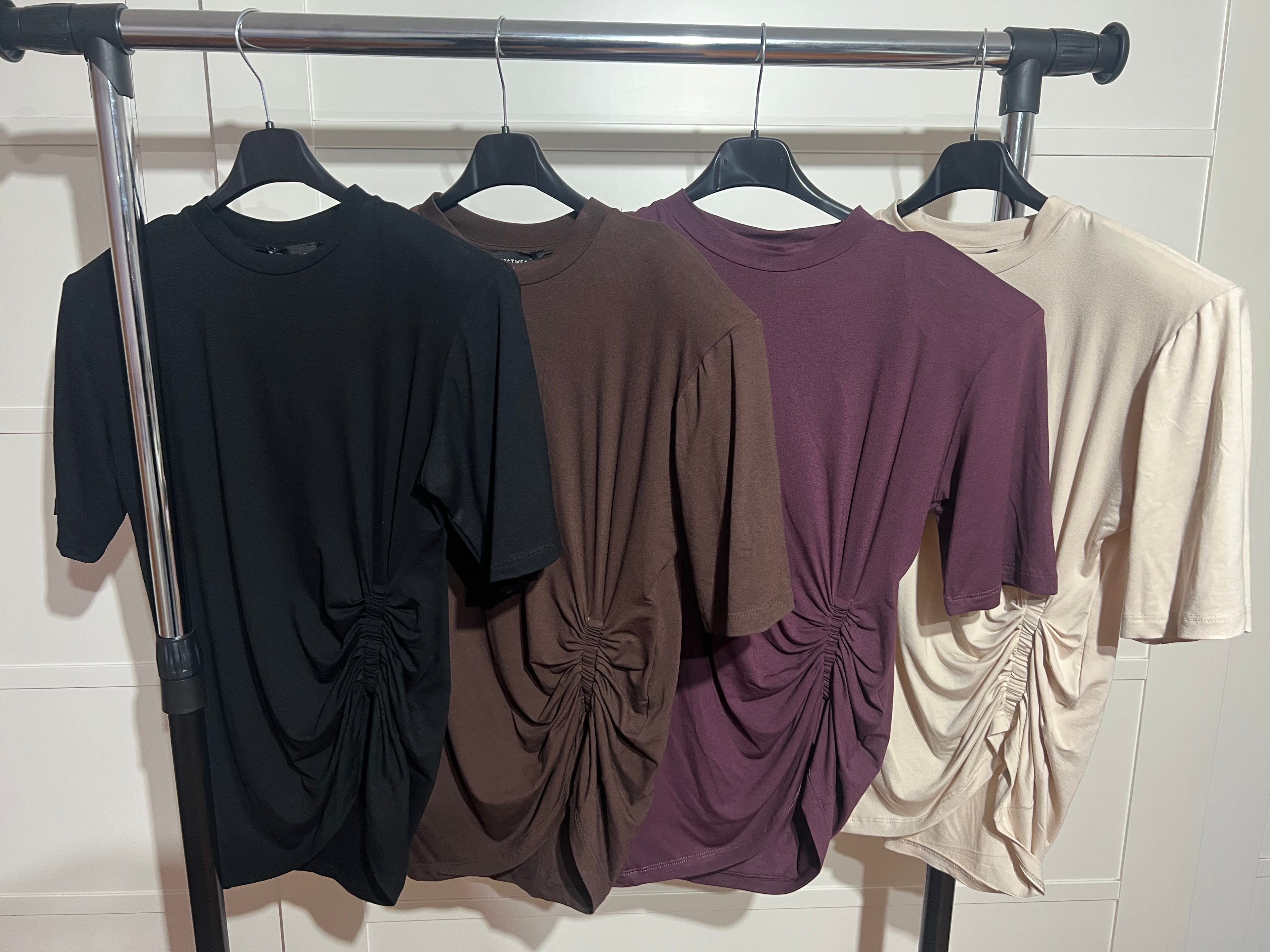 T-shirt “Just” drappeggiata