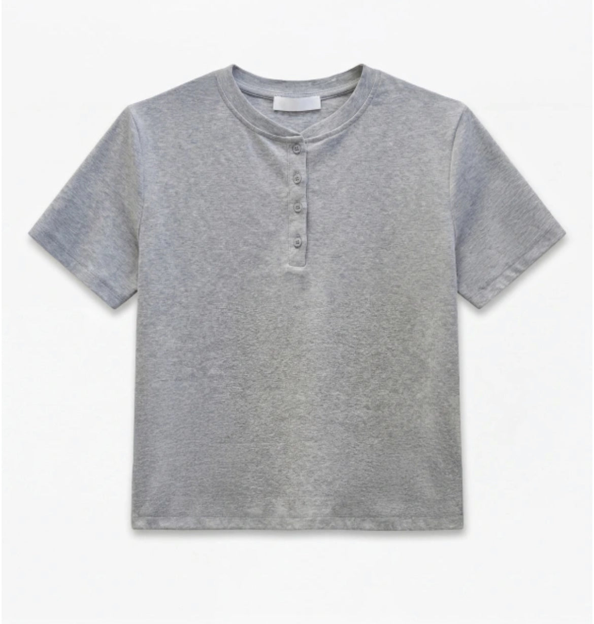T-Shirt Lumina mezza manica e bottoncini
