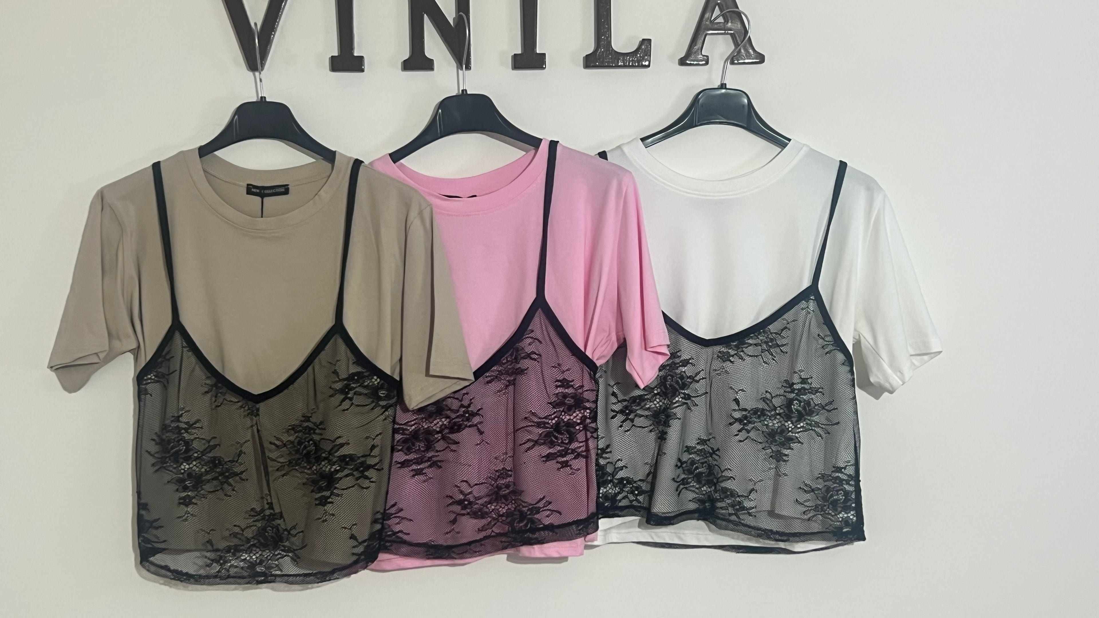 T-SHIRT TOP PIZZO