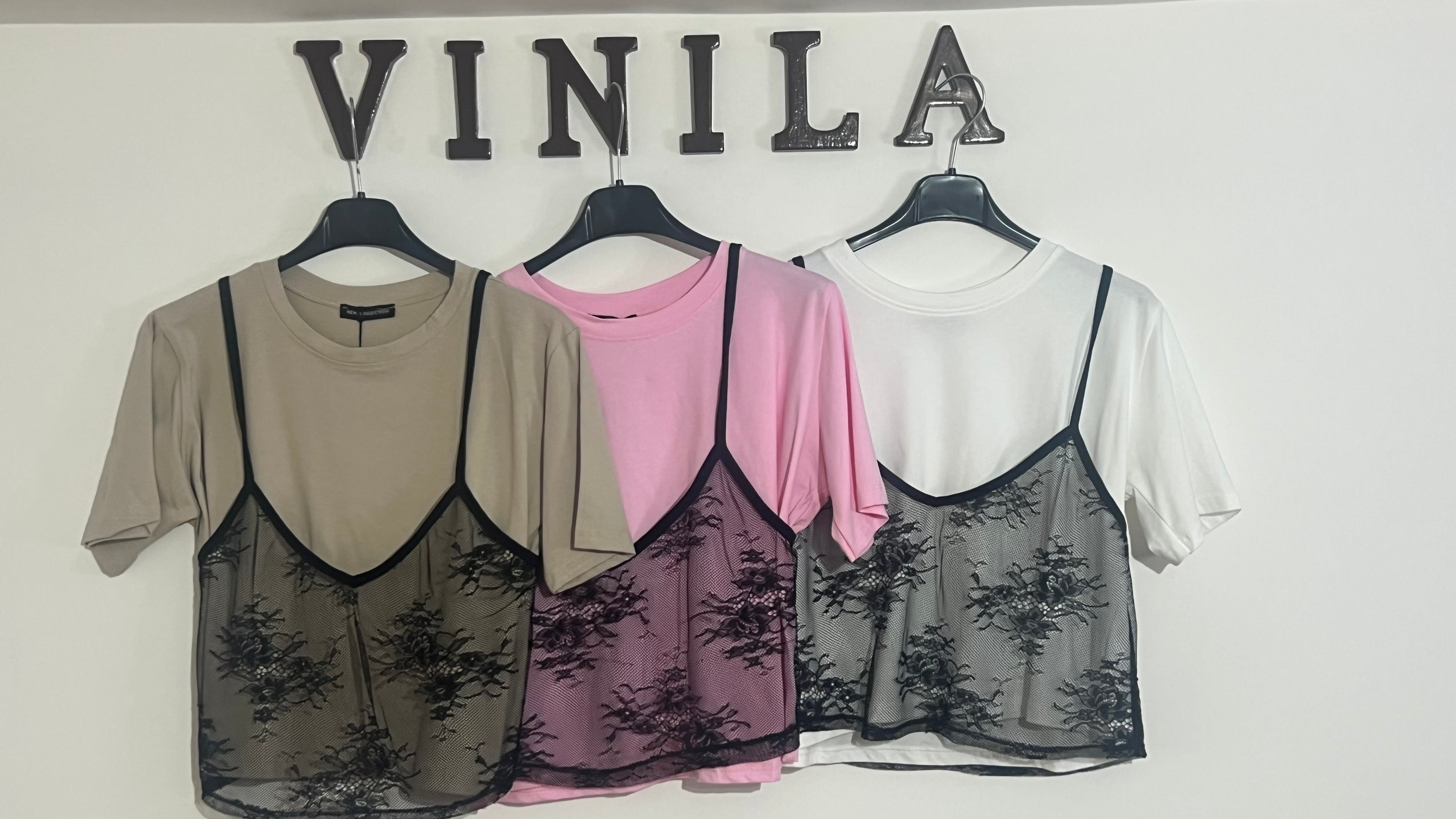 T-SHIRT TOP PIZZO