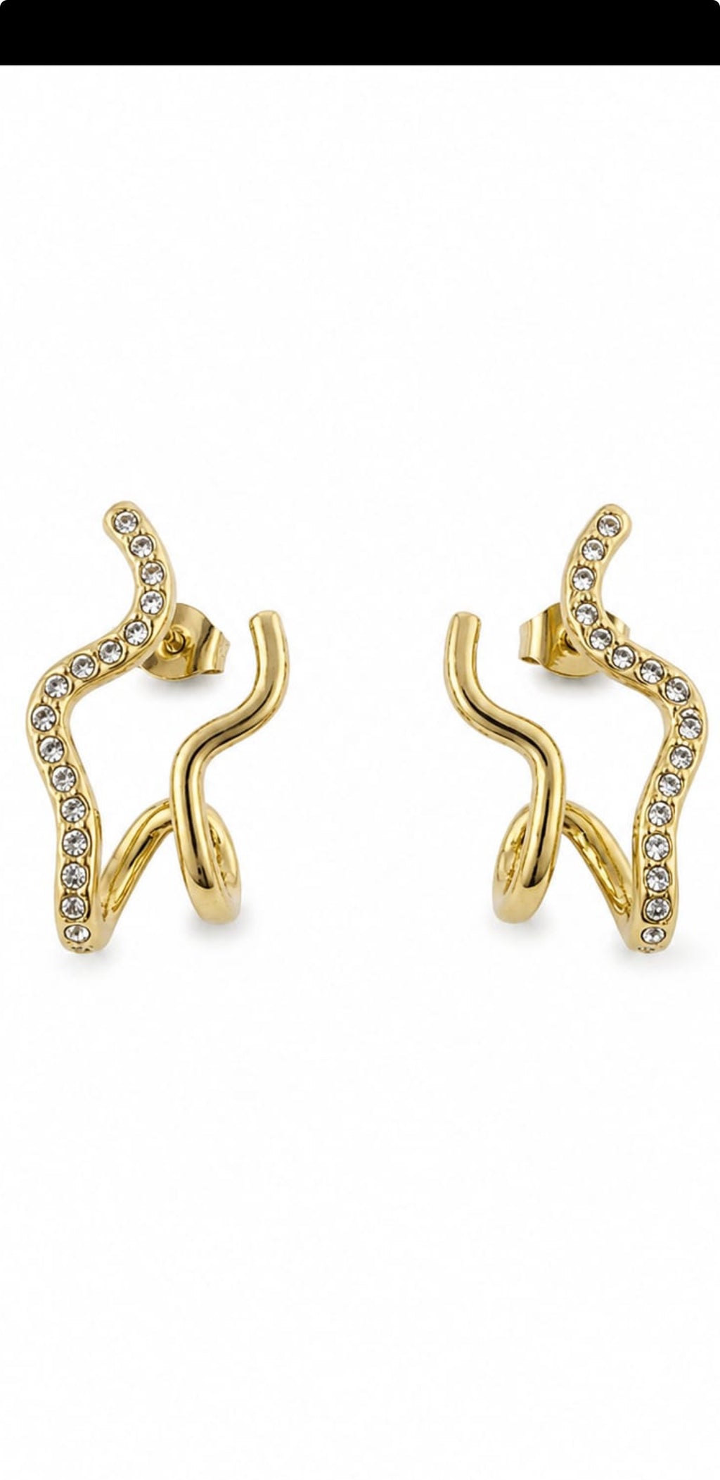 Orecchini Golden Waves