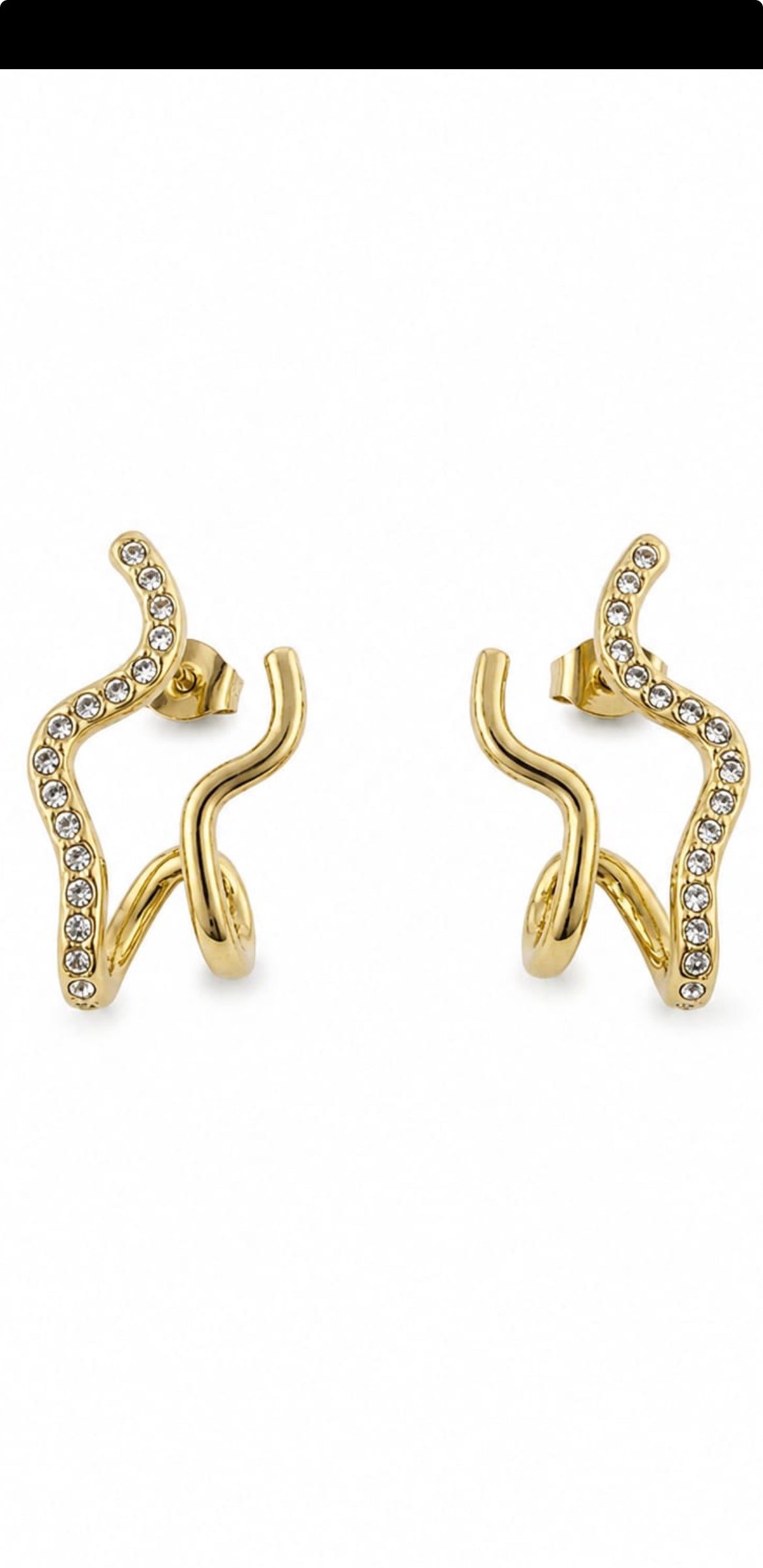 Orecchini Golden Waves
