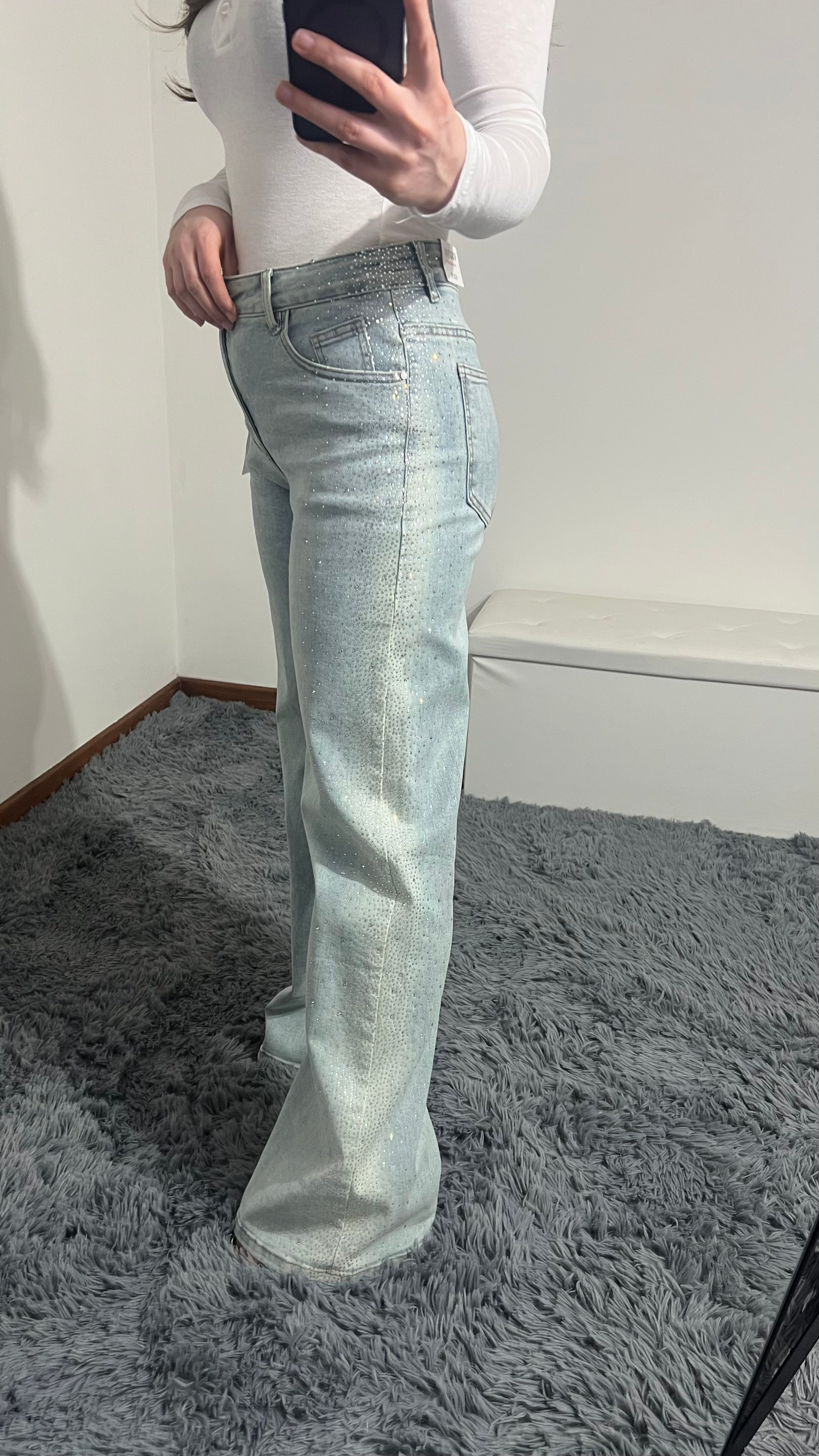 Jeans Shine wide leg