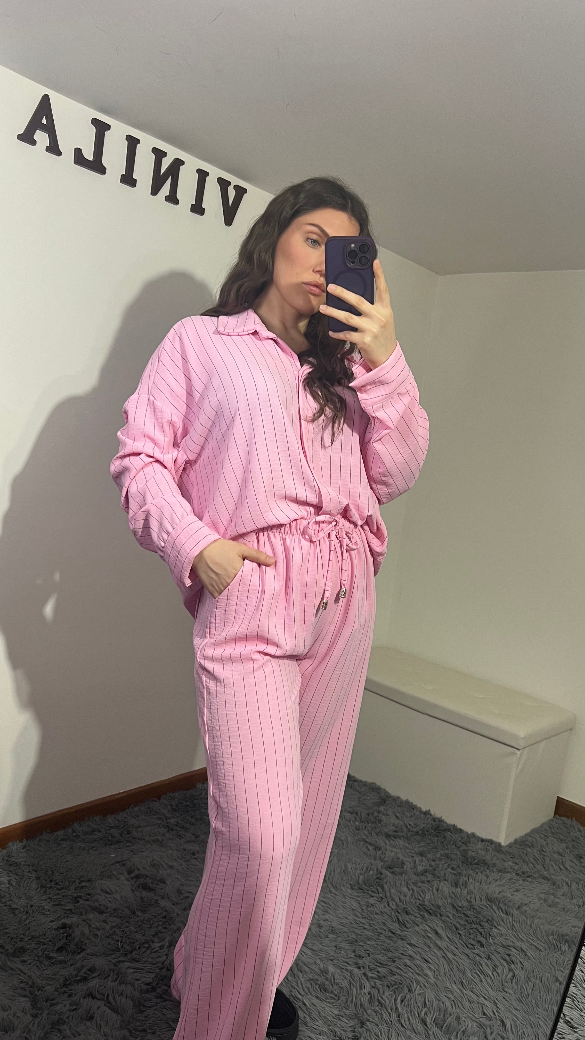 Coordinato Monday a righe vari colori