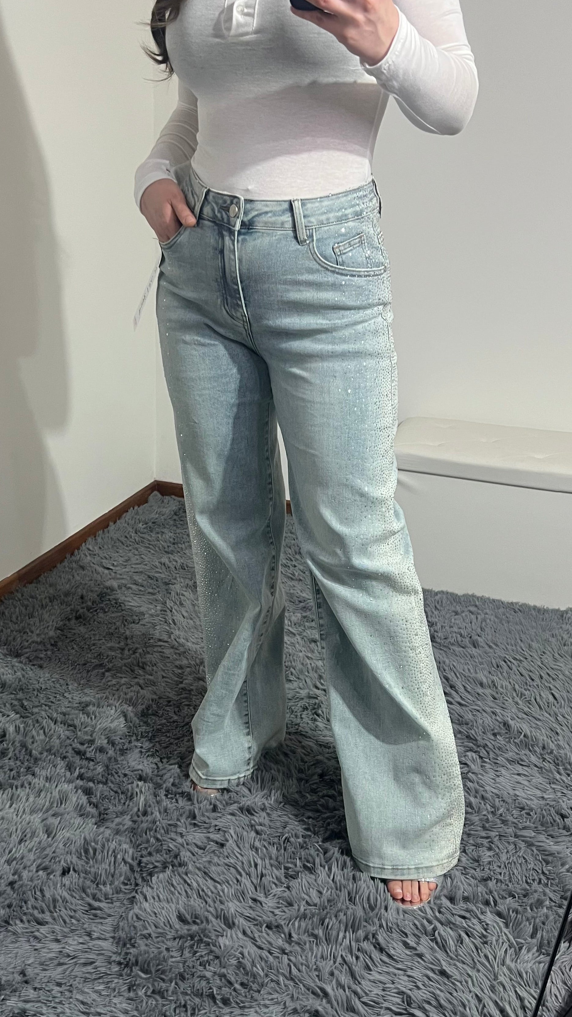 Jeans Shine wide leg