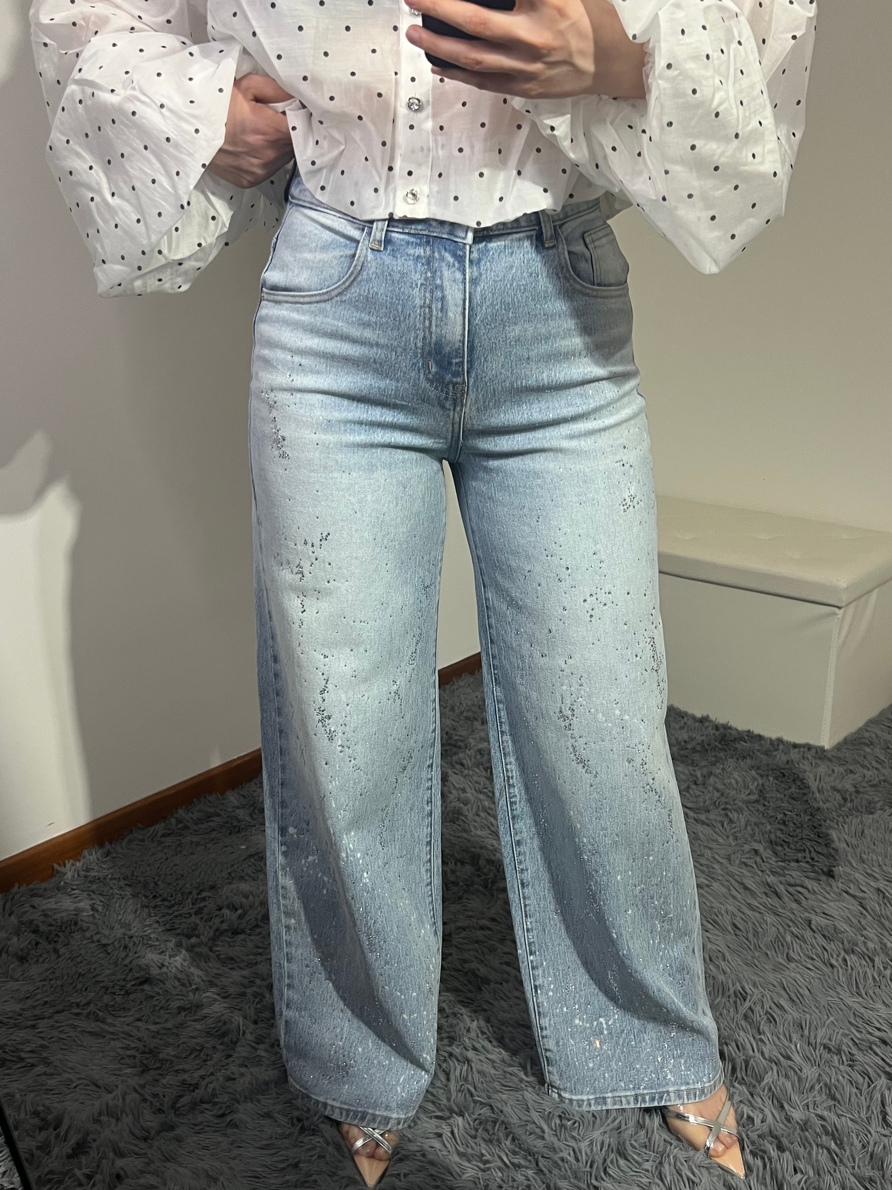 Jeans Elsa con strass