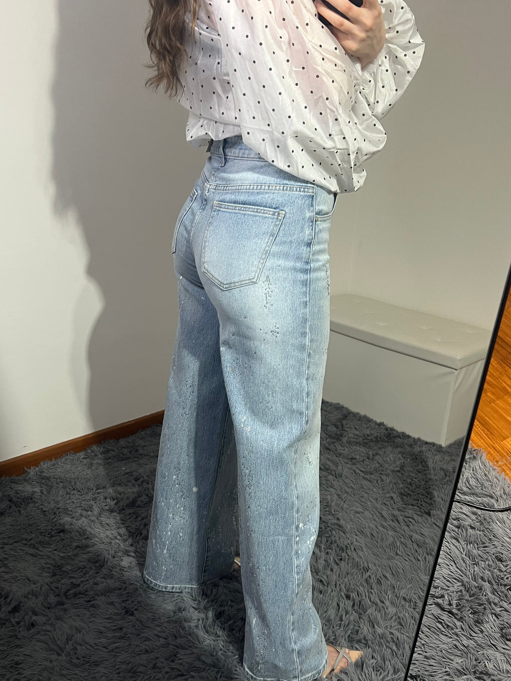 Jeans Elsa con strass