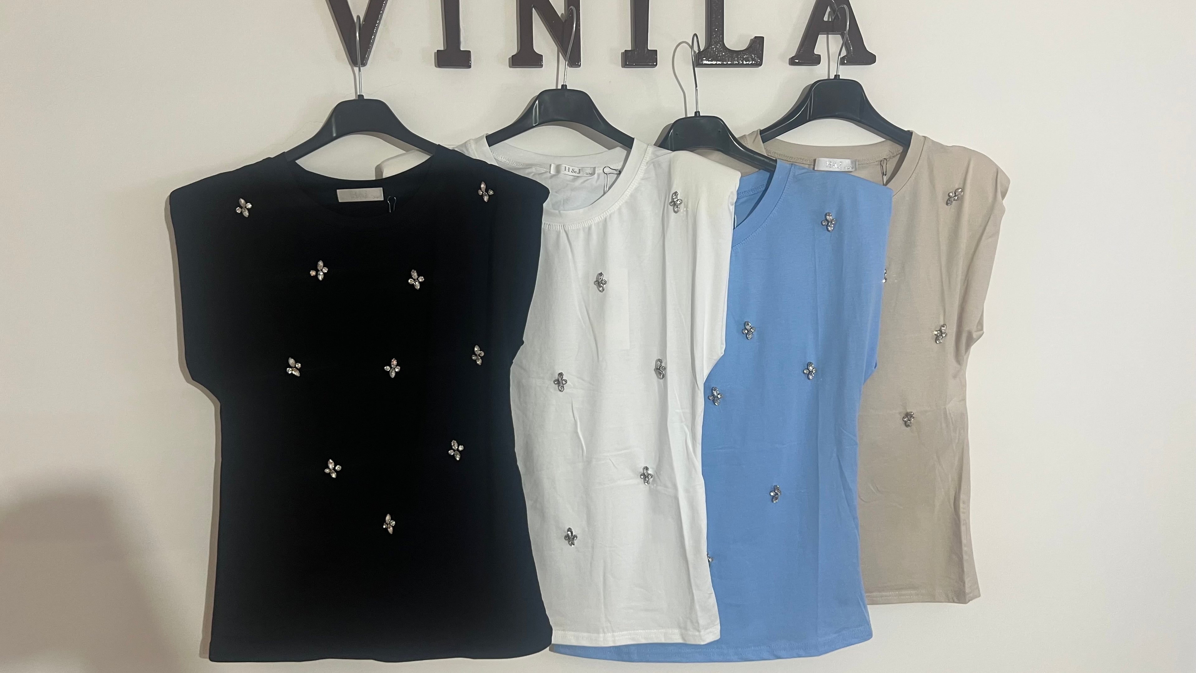 MAGLIA DIAMANTI CON SPALLINA