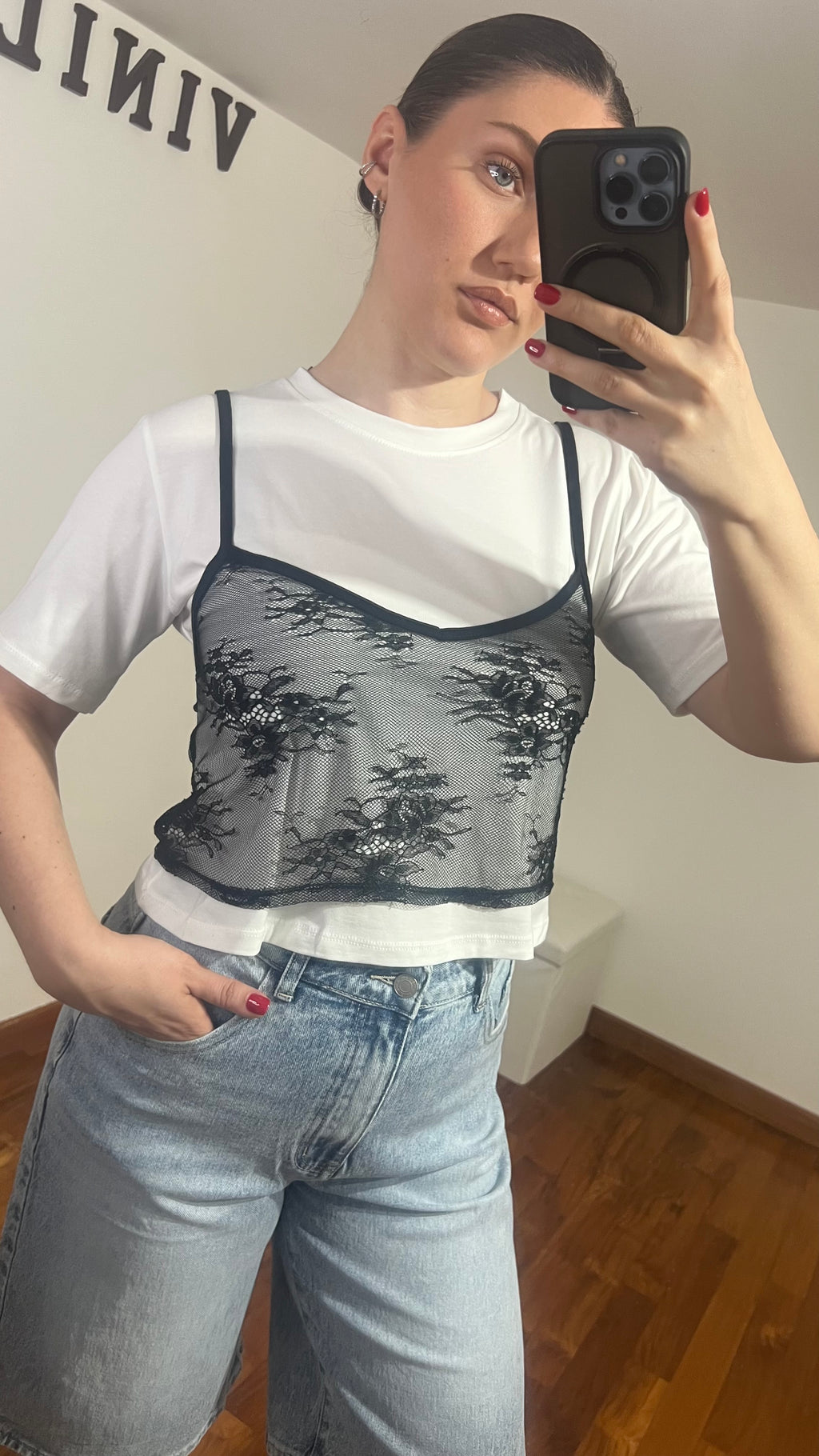 T-SHIRT TOP PIZZO