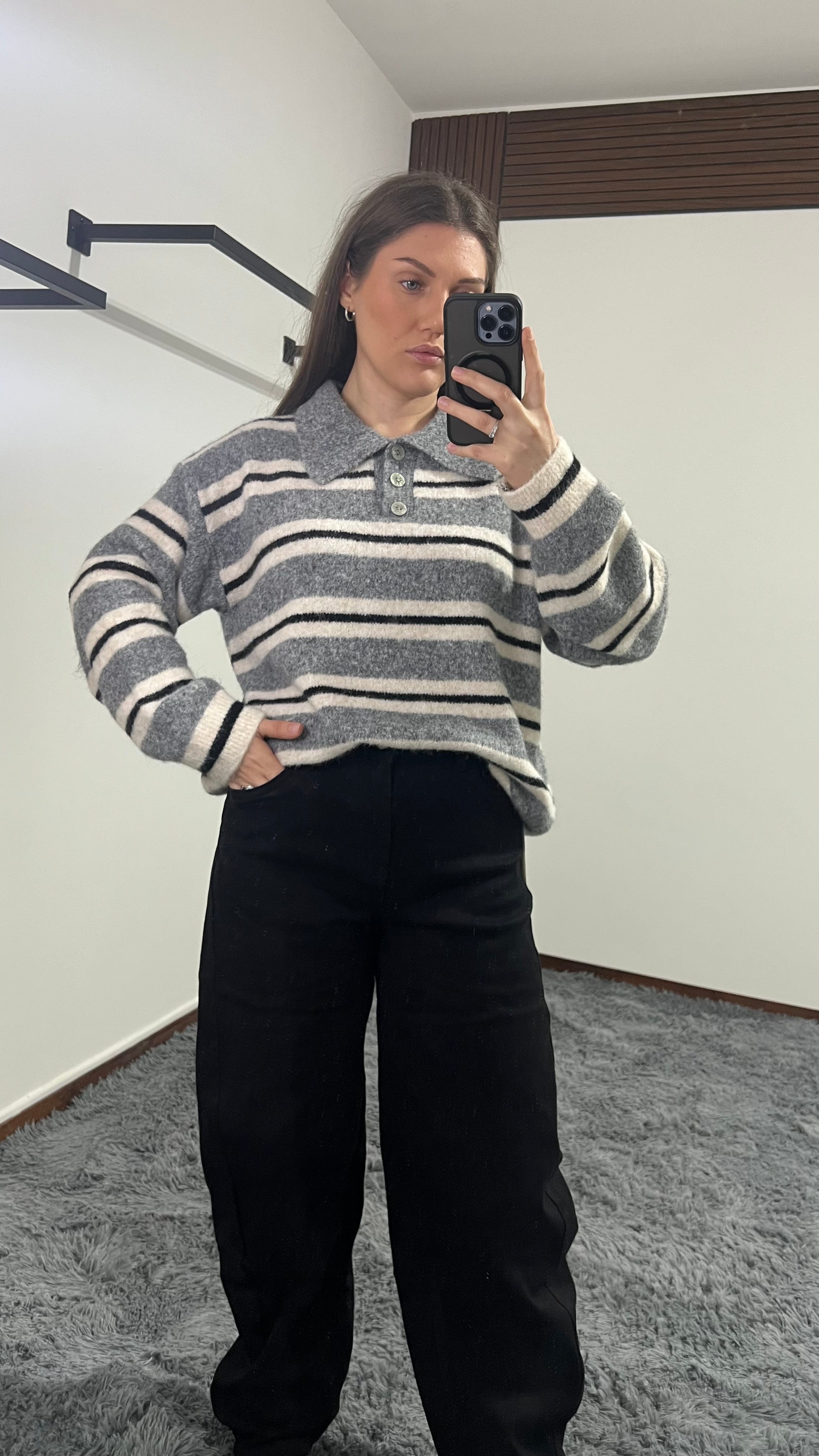 Maglione Perla grigio