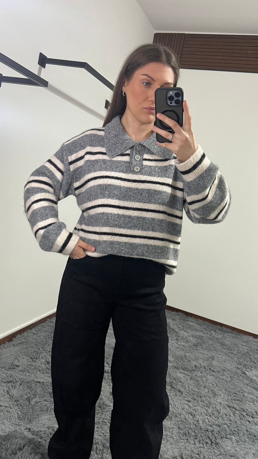 Maglione Perla grigio