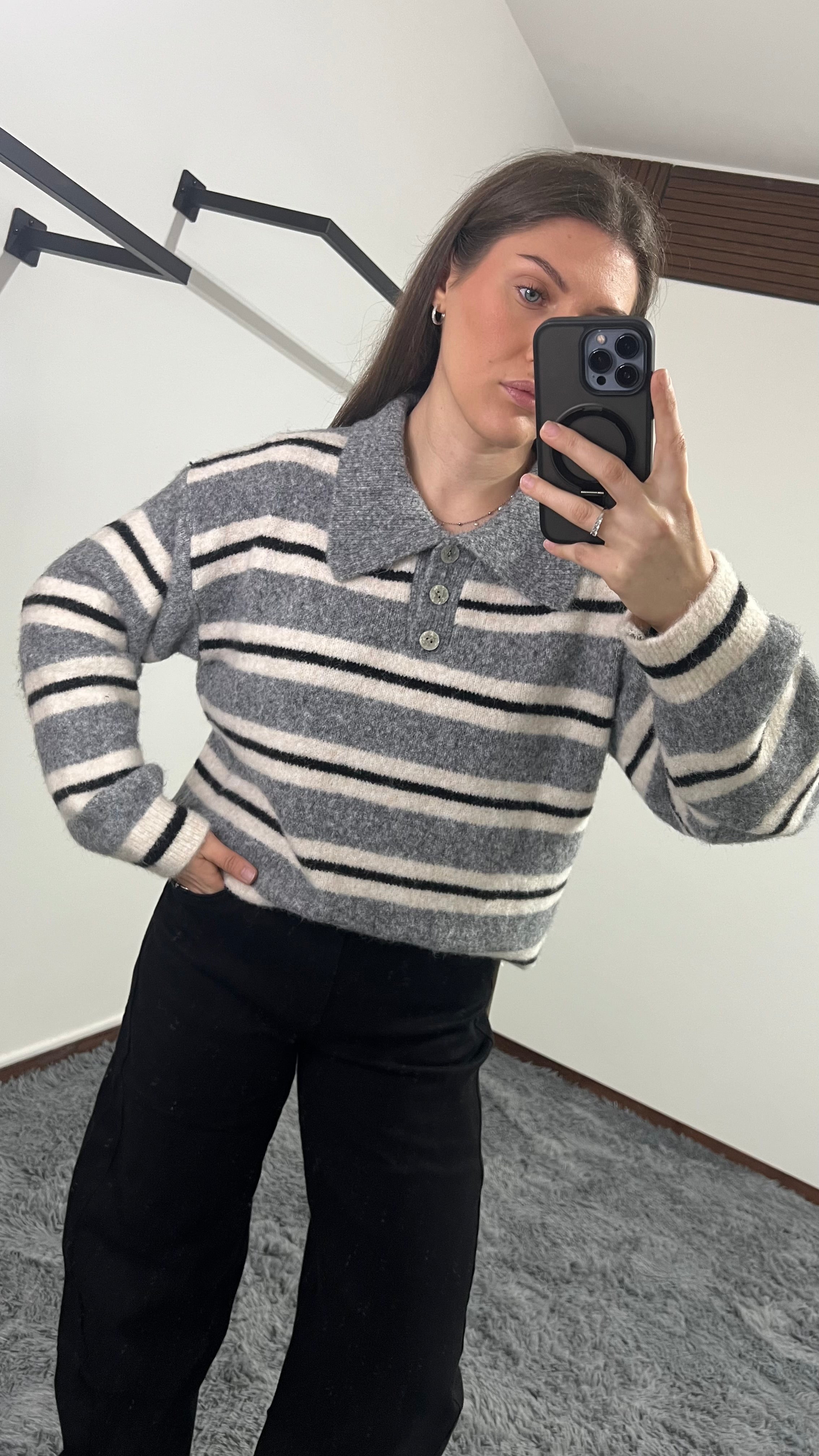 Maglione Perla grigio