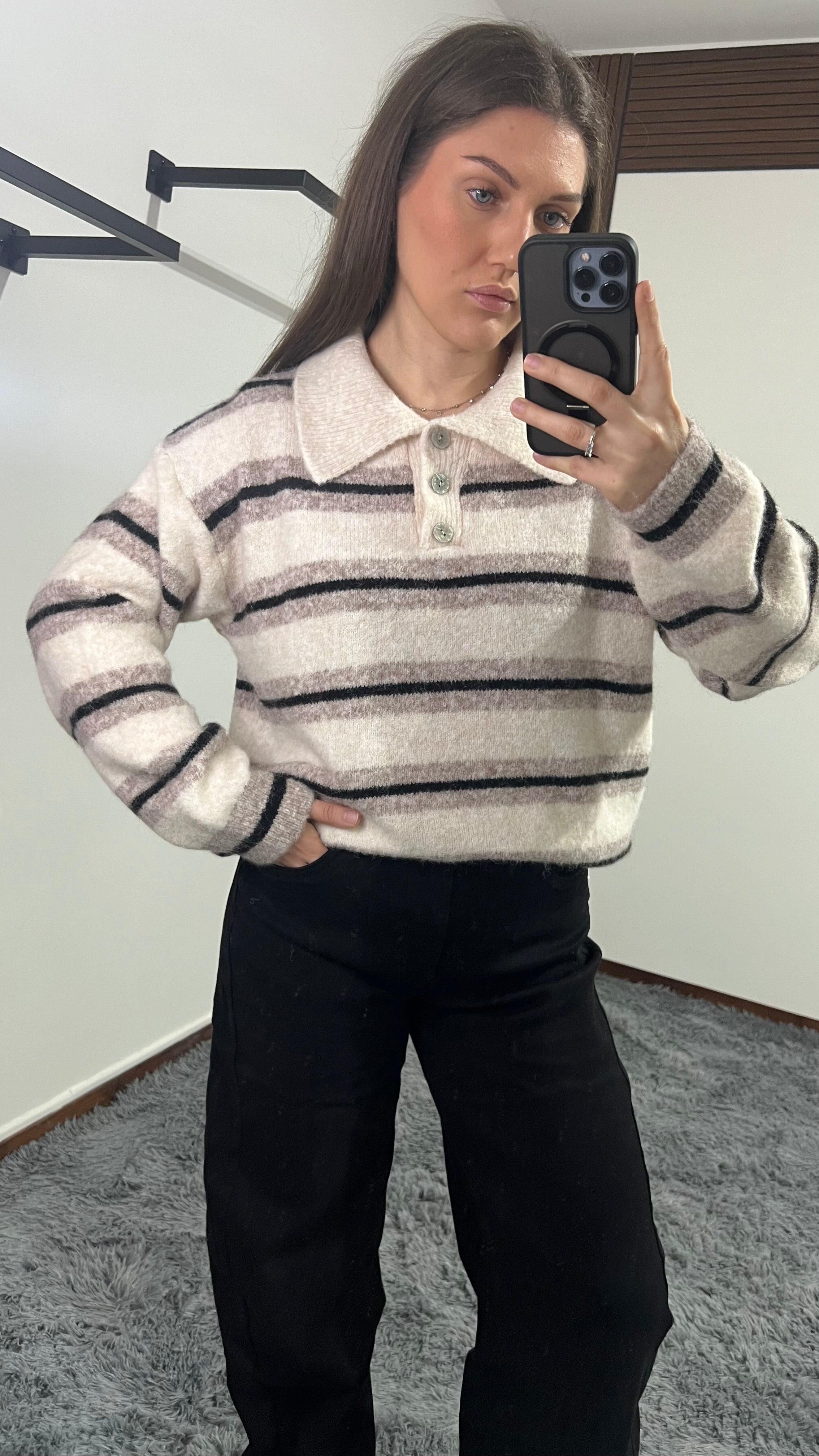 Maglione Perla beige