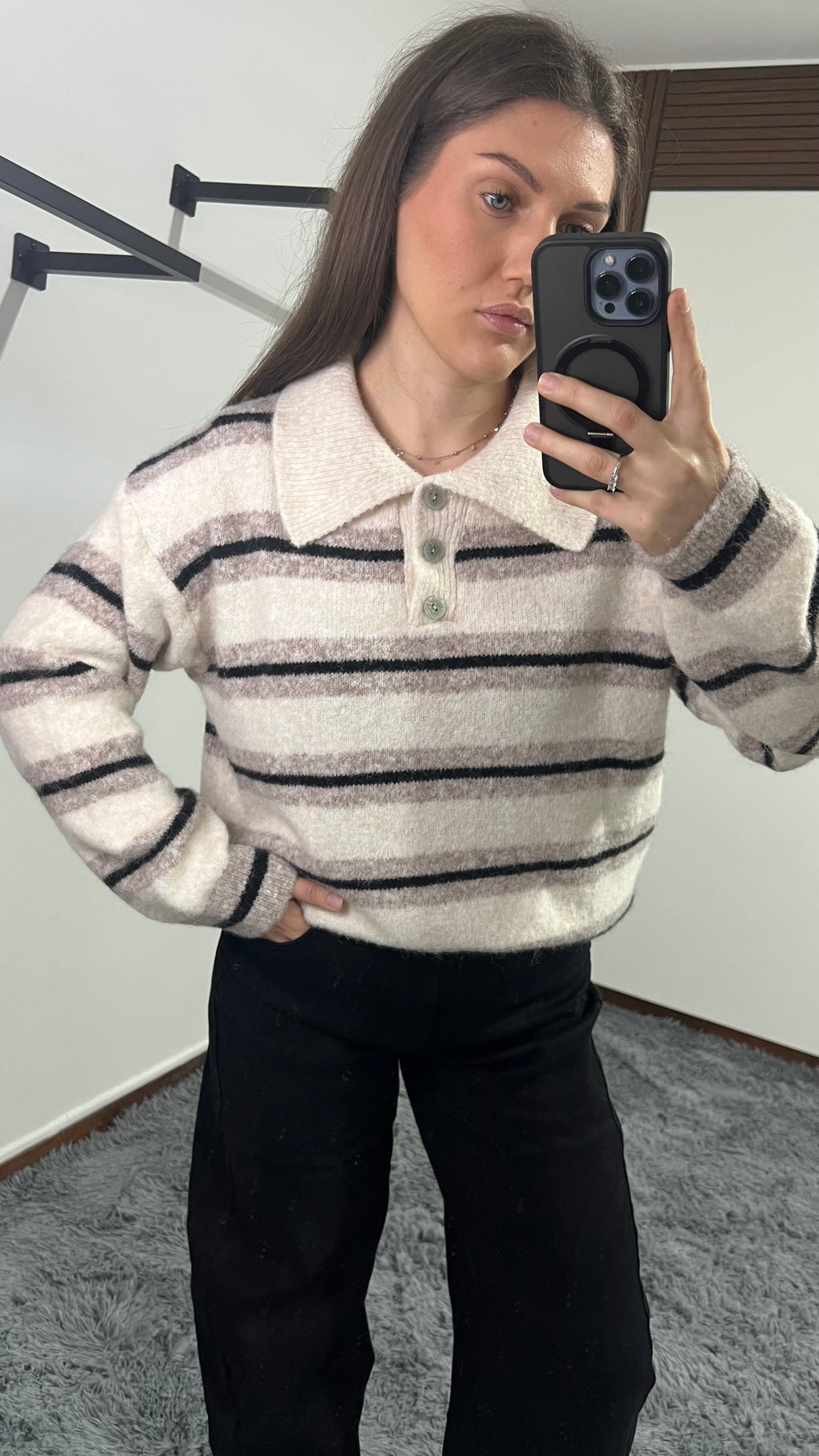 Maglione Perla beige