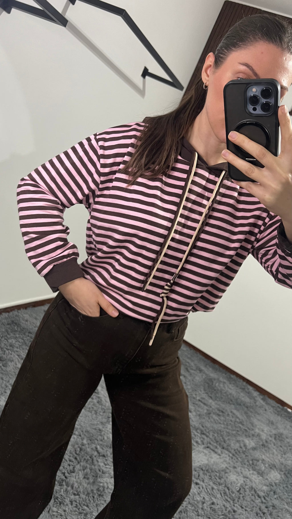 Maglia Sweet con cappuccio